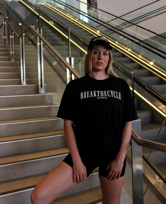 BLACK / WHITE LUXE T-SHIRT